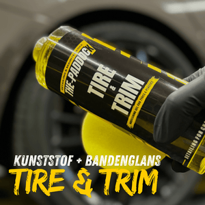 Tire & Trim kuntstof hersteller. Bandenglans!