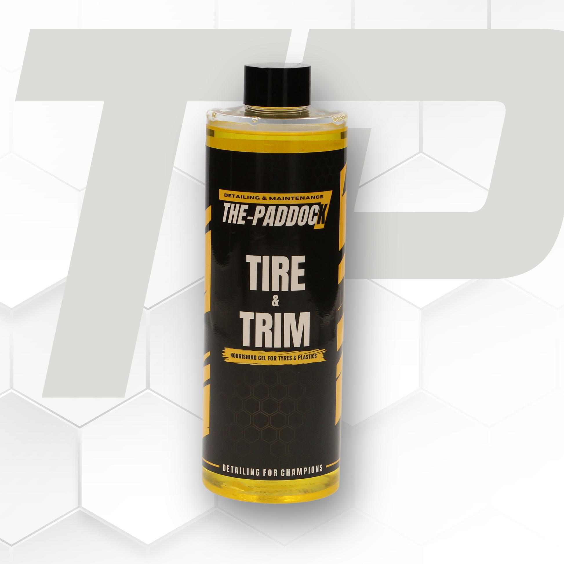 Tire & Trim kuntstof hersteller en bandenglans in 1!. Geeft een mooie Matt Finish aan plastics en banden.