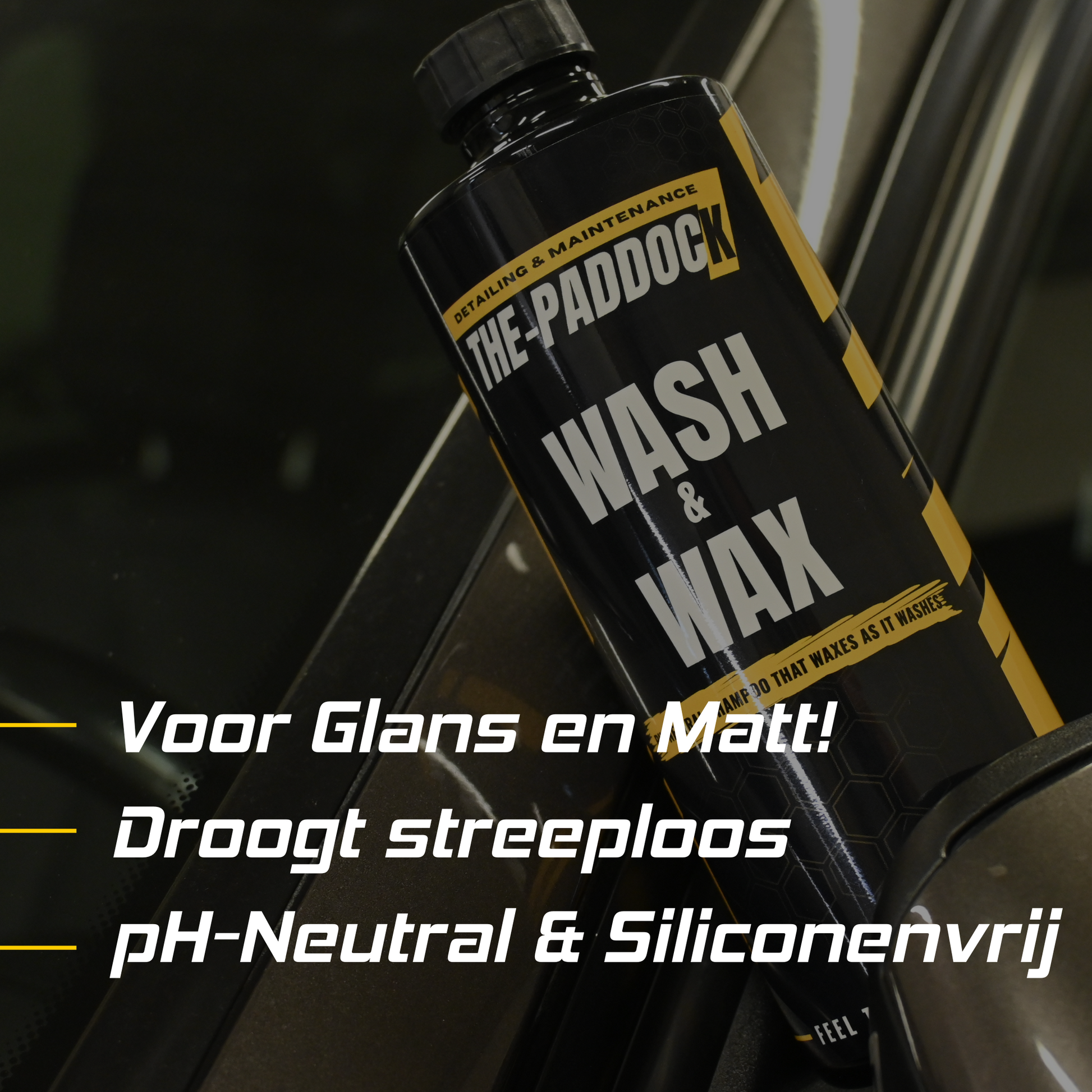 Reinig en breng direct een dikke Hydrofobische waslaag aan! Voor 16u besteld = morgen wassen!